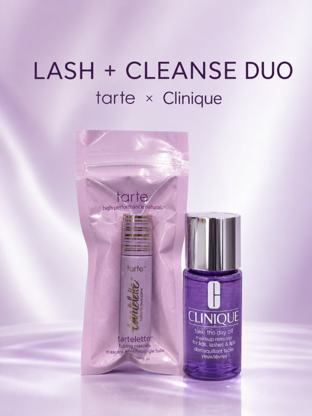 tarte Tubing Mascara & Clinique Makeup Remover Duo